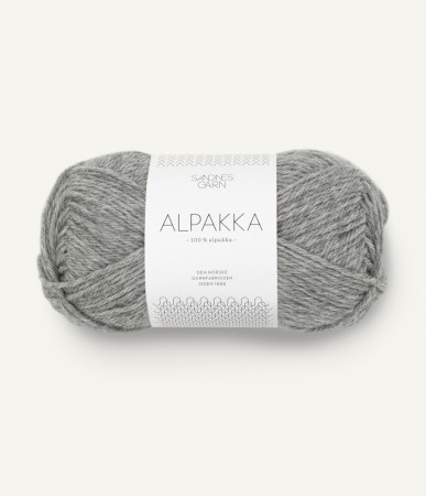 Sandnes Garn Alpakka Gråmelert 1042