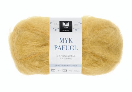 Myk Påfugl 7902 Maisgul