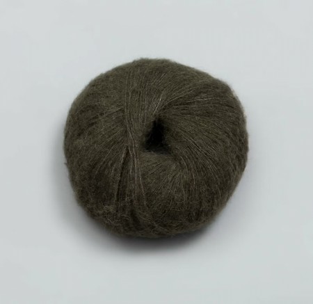 Alpaca Silk Mørk mosegrønn - 486