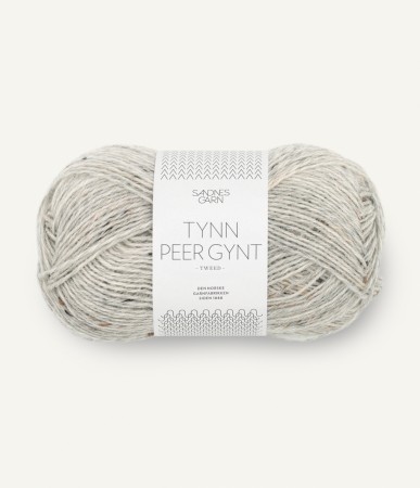 TYNN PEER GYNT 1034 Lys gråmelert med natur tweed