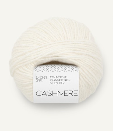 Sandnes Garn Cashmere White 1002