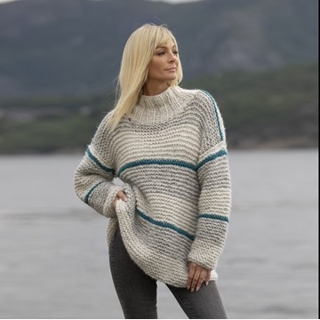 2022 Elan genser Alpaca Bris Strikkepakke Viking Garn