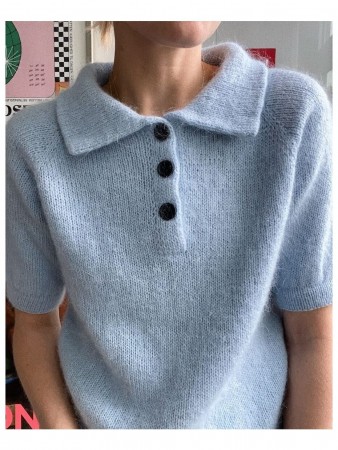 Maude Tee Diamond Blue Strikkepakke