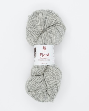 Fjord sokkegarn 2, lys grå 110