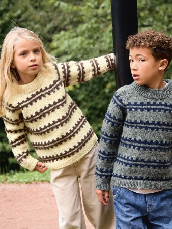 2513- Ridge Sweater junior Atlas (oppskrift)