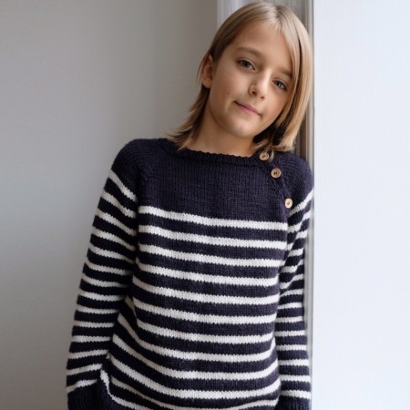 Seaside Sweater Junior | Oppskrift | PetiteKnit | Sunday