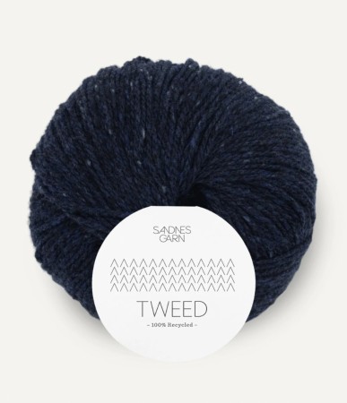 TWEED RECYCLED MARINEBLÅ 5585