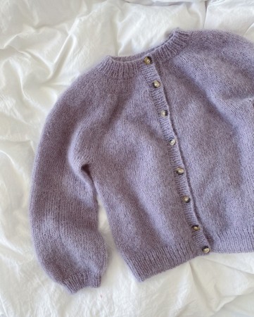 Novice Cardigan Mohair Edition Junior | Tynn Silk Mohair Strikkepakke