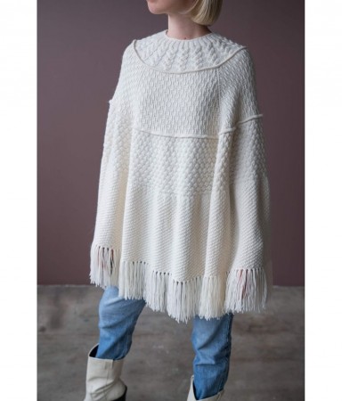 DSA105-02 Inès Poncho Mini Sterk Strikkepakke
