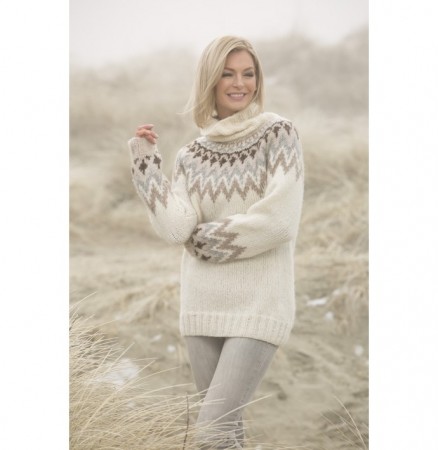 1806-1 Kathrine-genser Alpaca Bris Strikkepakke