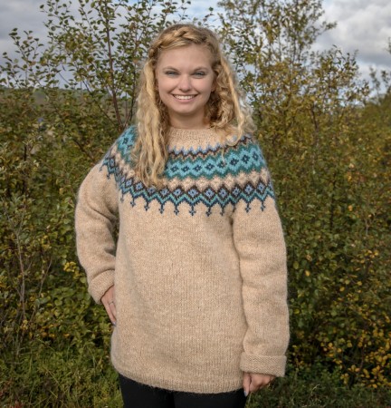 Amalie genser Lettlopi Strikkepakke Tove Richter