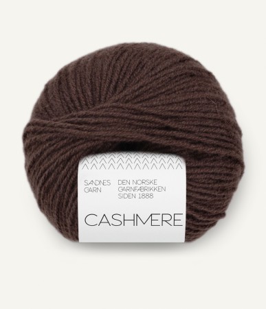 Sandnes Garn Cashmere Dark brown 3082