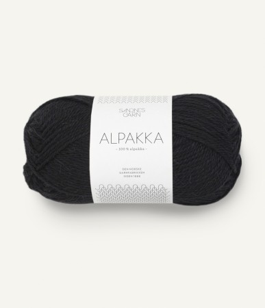 Sandnes Garn Alpakka Svart 1099