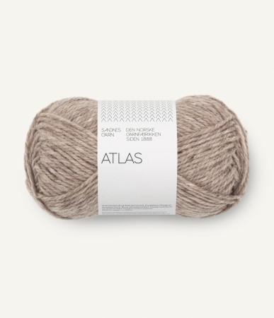 Sandnes Garn Atlas Gråbeige melert 2650