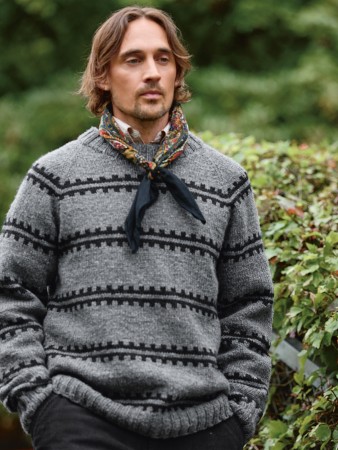 2513-2 Ridge Sweater Man (oppskrift) papir