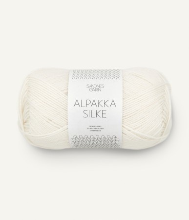 Sandnes Garn Alpakka Silke Hvit 1002