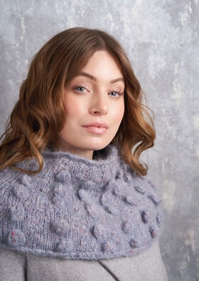 Gust hals Oppskrift Rowan Tweed Haze