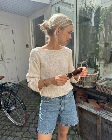 Sevilla Blouse (oppskrift) papir PetiteKnit
