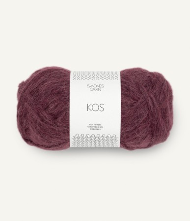 4372 Kos Dyp burgunder 