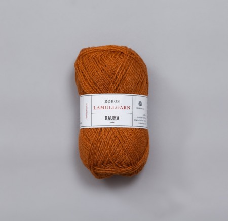 Rauma Lamullgarn Guloransje L27