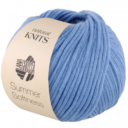 Lana Grossa Summer softness blå 016