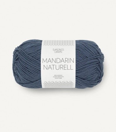 MANDARIN NATURELL MØRK GRÅBLÅ 6061