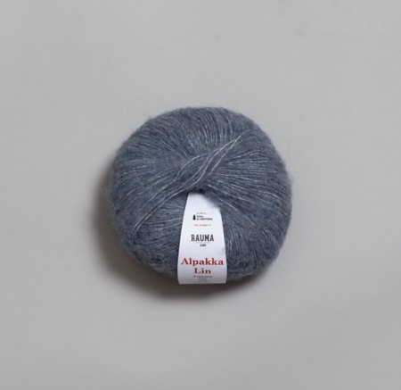 Alpakka LIn Jeansblå - 6555
