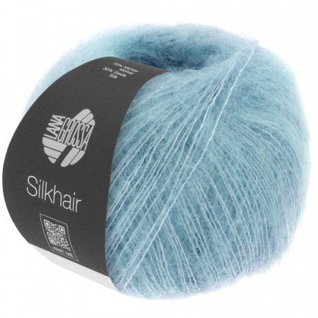 Lana Grossa Silk hair Sart blå 201