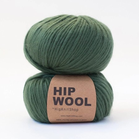 Hip Wool Dark olive green