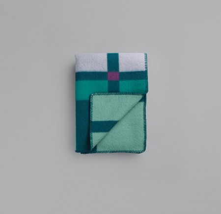 City AQUA 4653 lamull pledd | Røros Tweed