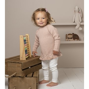 2132-8 Elli-bluse Alpaca Liten Storm Strikkepakke