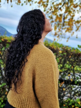 400-4 Viergenser VAMS Kamelbrun Strikkepakke