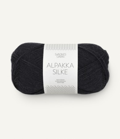 Sandnes Garn Alpakka Silke Svart 1099