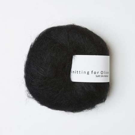 Knitting for Olive Soft Silk Mohair Lakrids