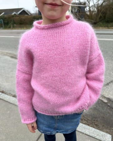 Cloud Sweater junior (oppskrift) PetiteKnit