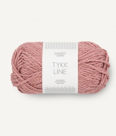 SANDNES GARN TYKK LINE FERSKENBLOMST 4033
