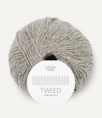 TWEED RECYCLED LYS GRÅ 1085