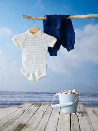 339-1 Sommerbody | Pandora | Strikkepakke Rauma Garn