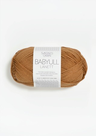 Sandnes Garn Babyull Lanett Gulbrun 2544