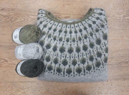 Blåbærgenser Lettlopi Sisu KnitWear GRØNN