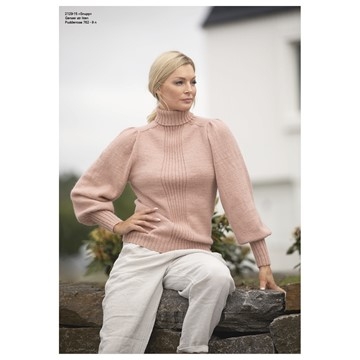 2129-15 Snupp-genser Alpaca Liten Storm Strikkepakke Viking Garn