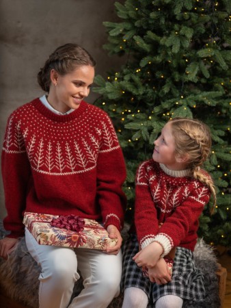 Hillesvåg Juleskog genser Tinde og Sol