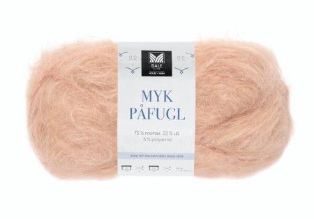 Myk Påfugl 7934 Beige rose