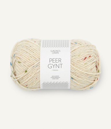 PEER GYNT1044 Natur m/tutti frutti tweed