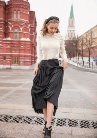 134 Snowberry | Oppskrift | Tynn Silk Mohair | Sandnes Garn