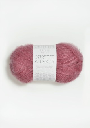 SANDNES GARN BØRSTET ALPAKKA VARM ROSA 4324