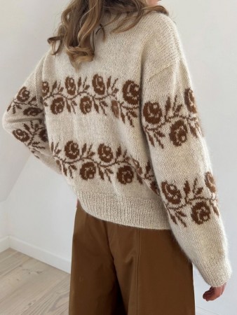 leKnit Rosie sweater strikkeoppskrift papir