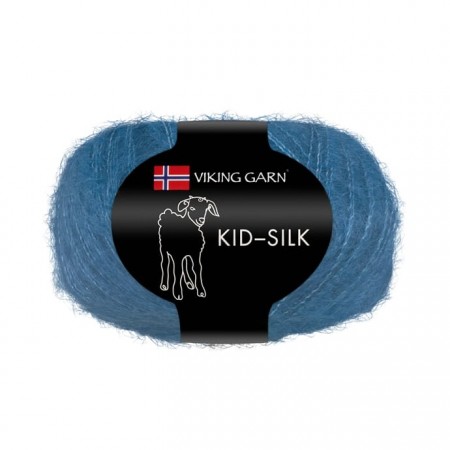 Viking Garn Kidsilk 324 Kongeblå