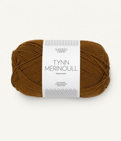 Sandnes Garn TYNN MERINOULL GYLLENBRUN 2564