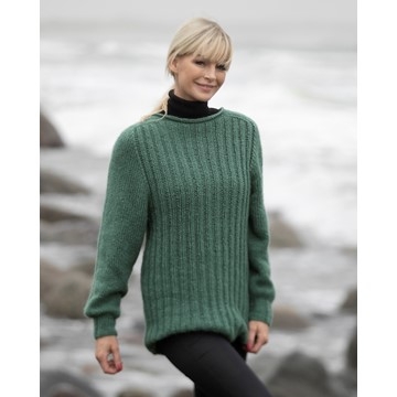 2036-7 Skjønn-genser | Alpaca Bris | Strikkepakke Viking Garn
